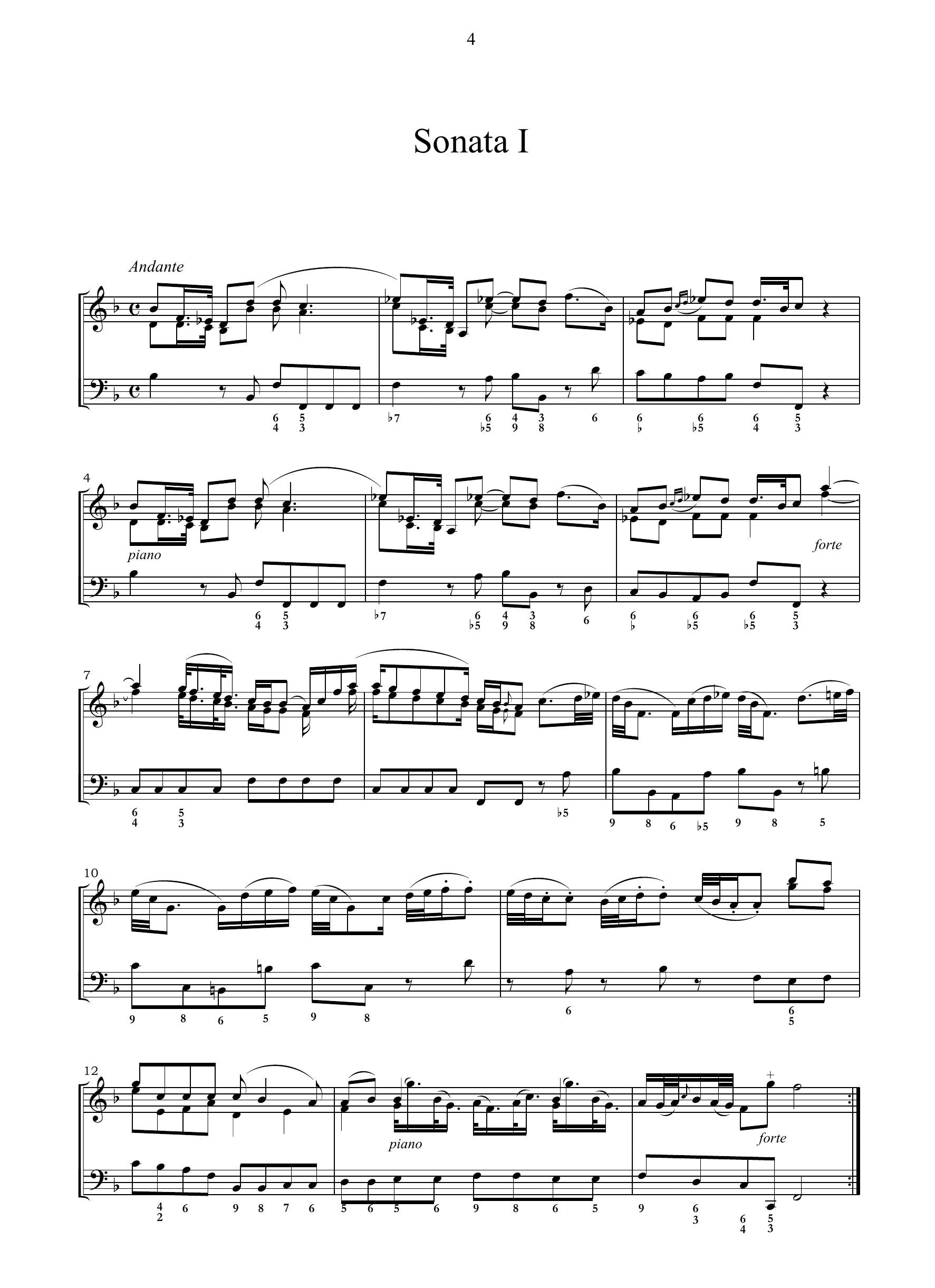 P.A. Locatelli: XII Sonate da camera op.6 (Paris, s.a.)
