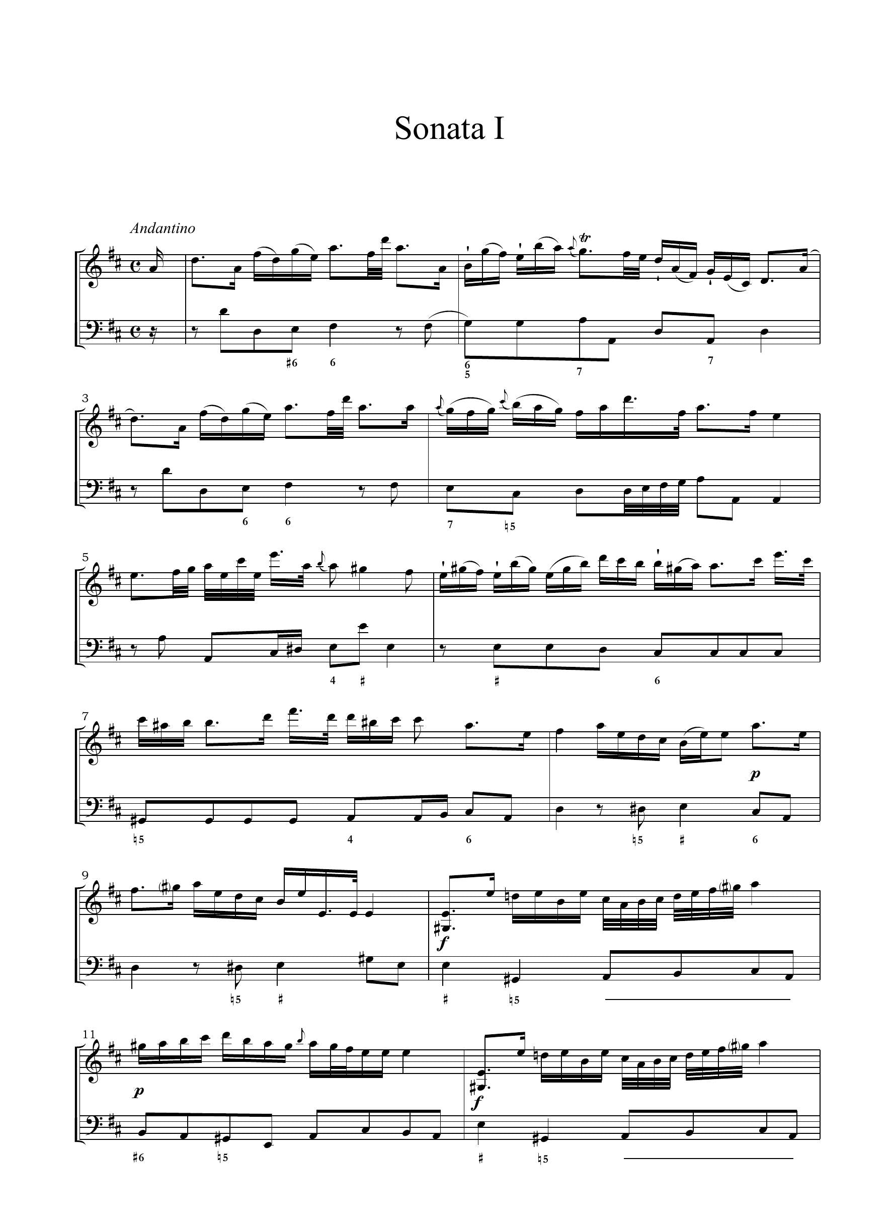A. Lolli: 6 Sonate op.1 (Paris, 1760 ca.)