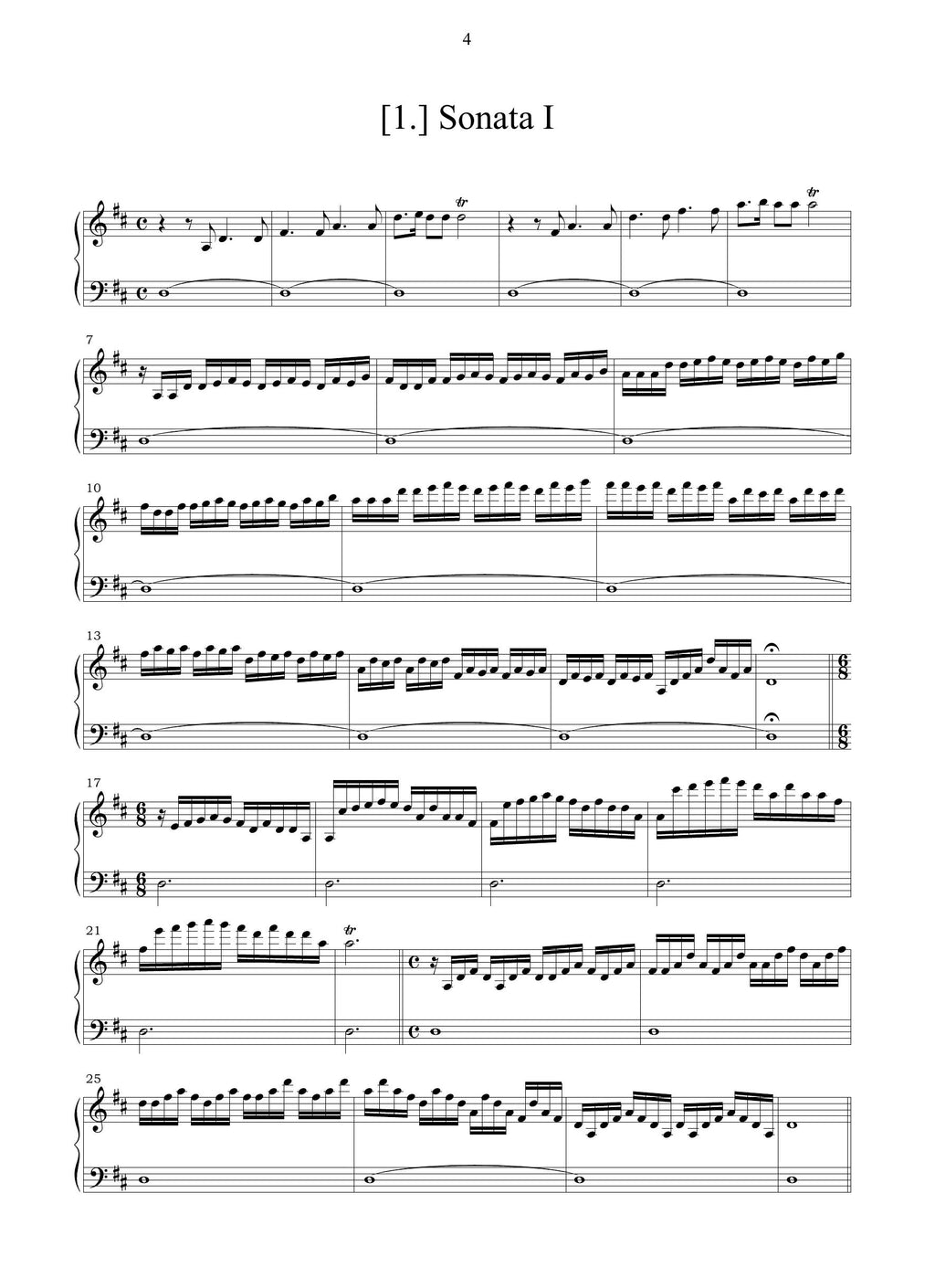 C.A. Lonati: 12 Sonate (Ms, 1701)