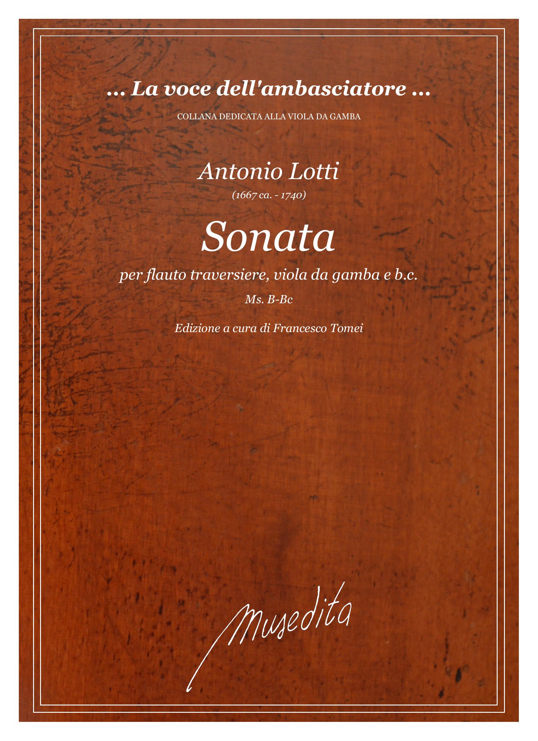 A. Lotti: Sonata (Ms, B-Bc)