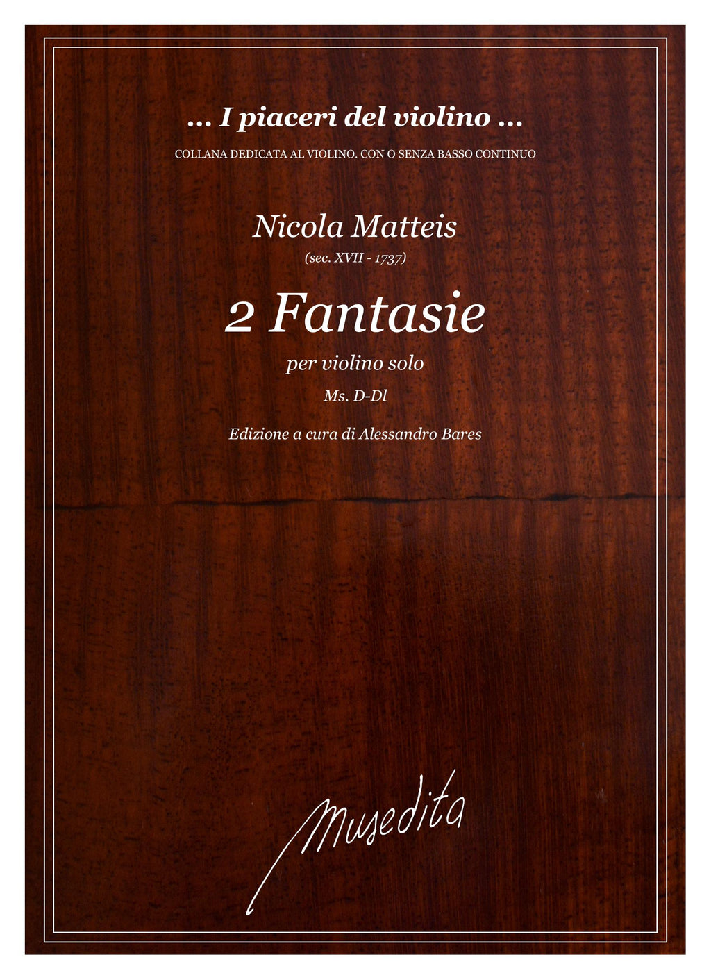 N. Matteis: 2 Fantasie (Ms, D-Dl)