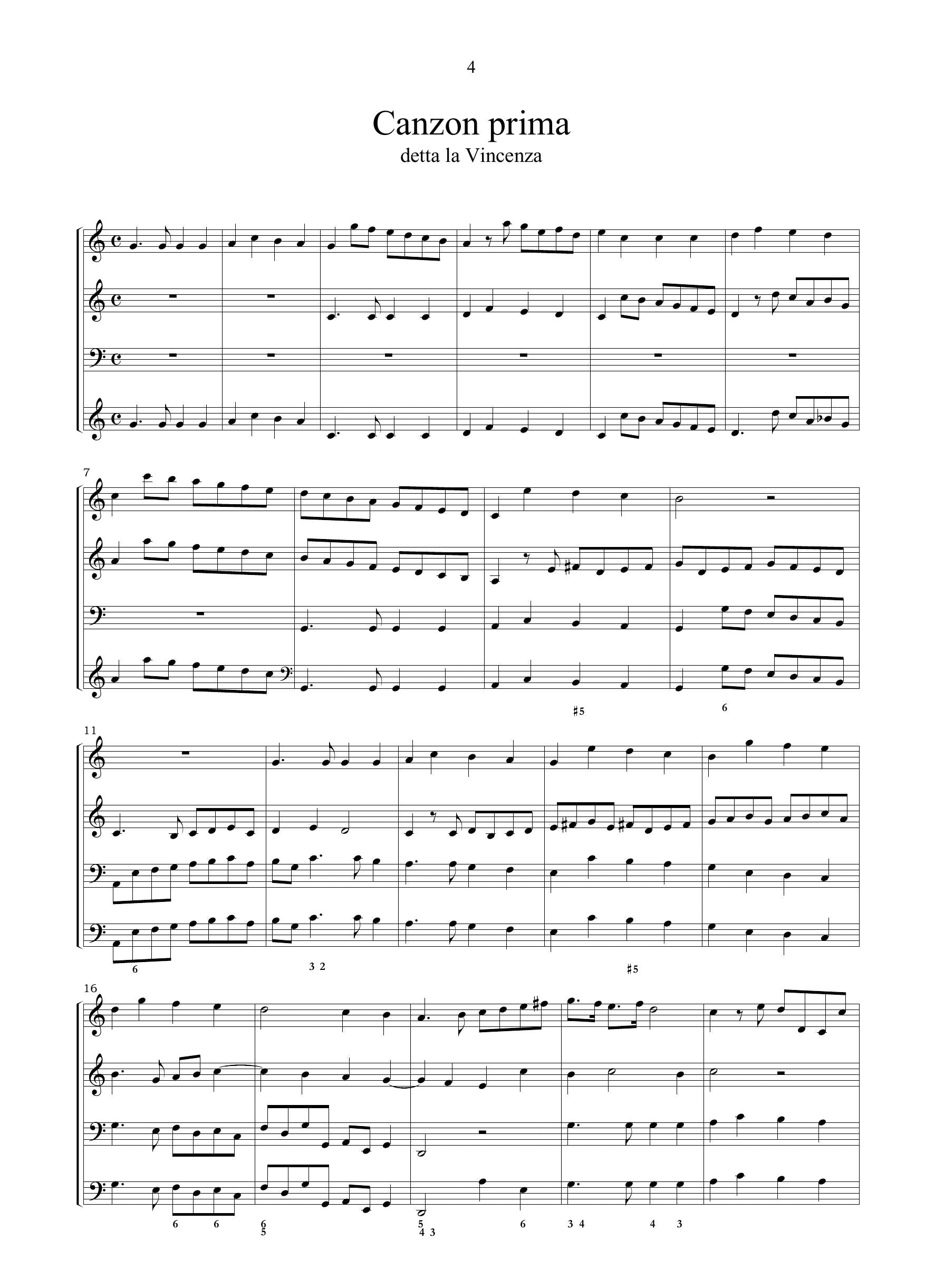 T. Merula: Il secondo libro delle canzoni da suonare a tre op.9 (Venezia, 1639)