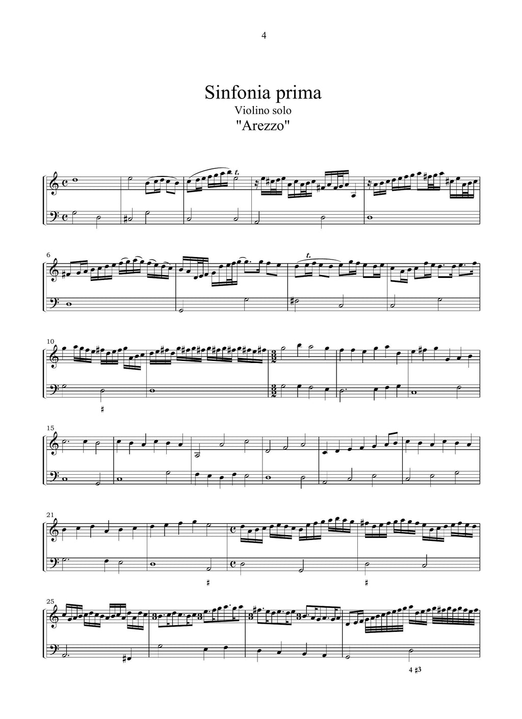 B. Montalbano: Sinfonie (Palermo, 1629)