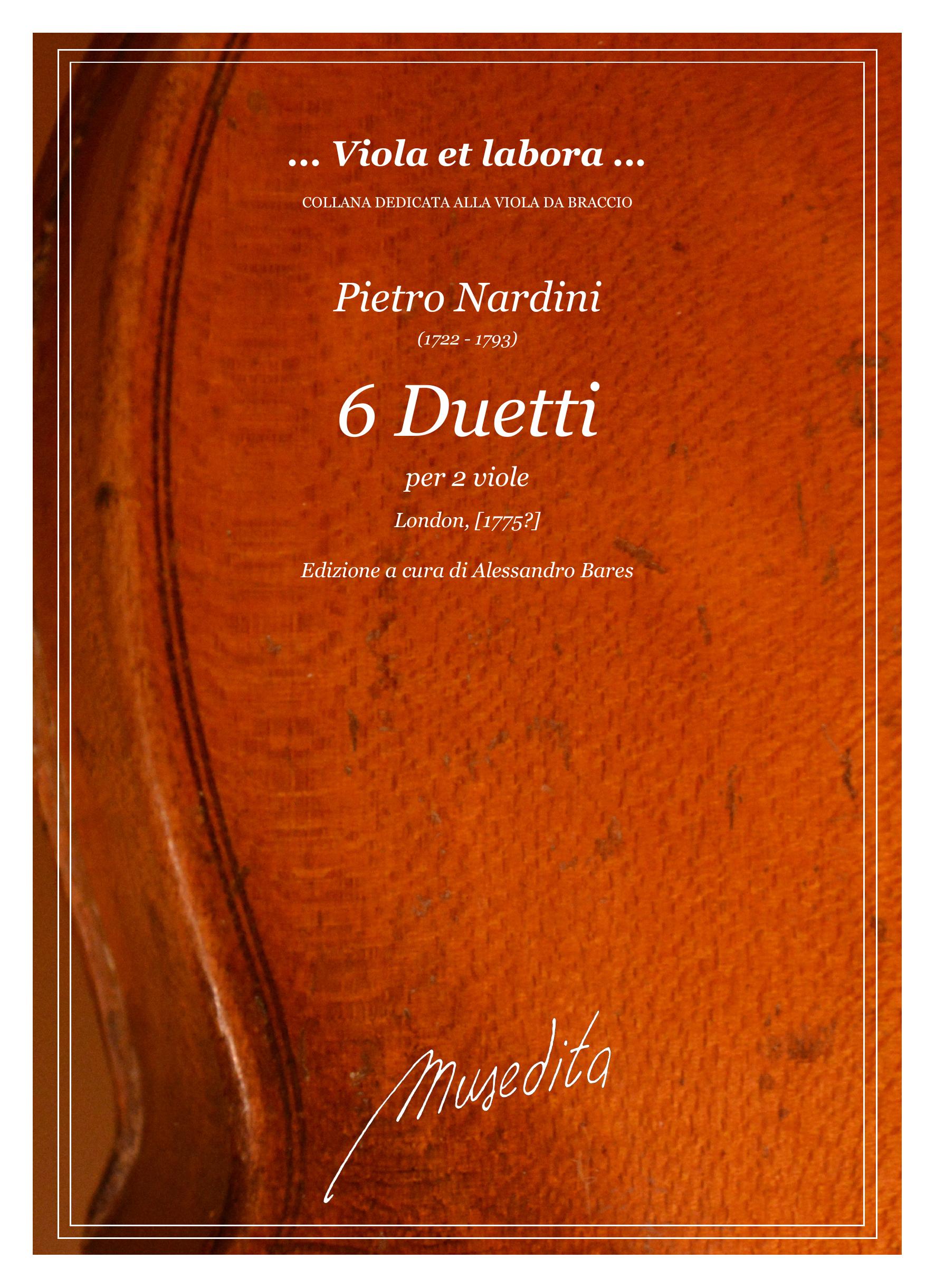 P. Nardini: 6 Duetti (London, [1775])