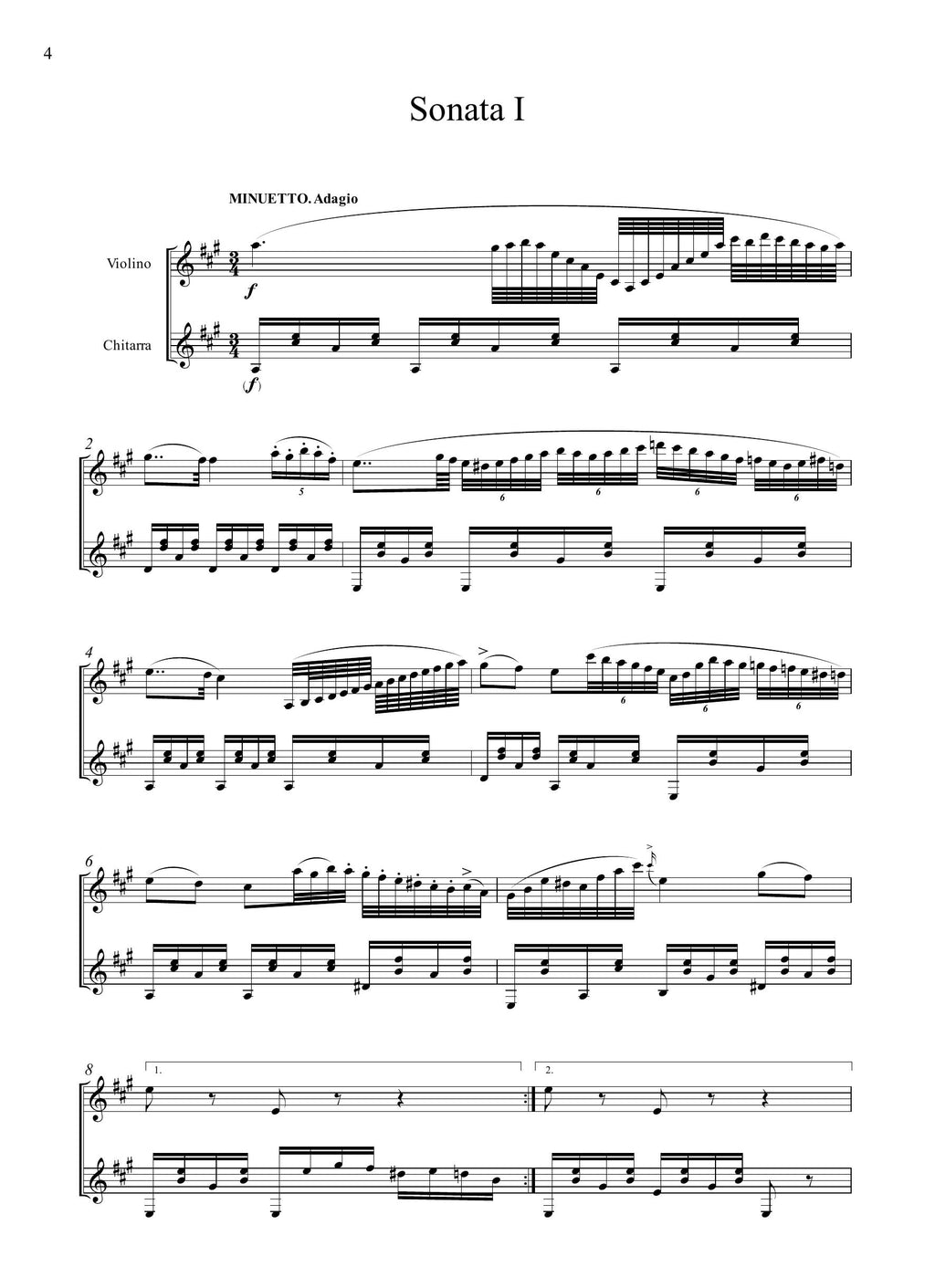 N. Paganini: 6 Sonate op.2 (Milano, s.a.)