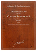 J.C. Petz: Concert-Sonata in fa maggiore