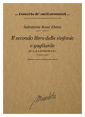 S. Rossi: Il secondo libro delle sinfonie e gagliarde (Venezia, 1608)