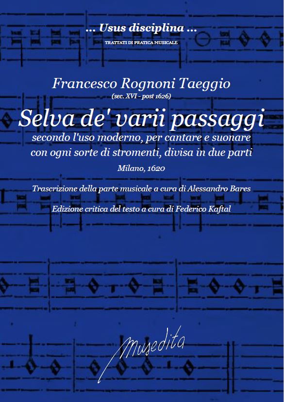 F. Rognoni Taeggio: Selva de' varii passaggi secondo l'uso moderno (Milano, 1620)