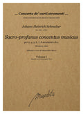 J.H. Schmelzer: Sacro-profanus concentus musicus (Nürnberg, 1662)
