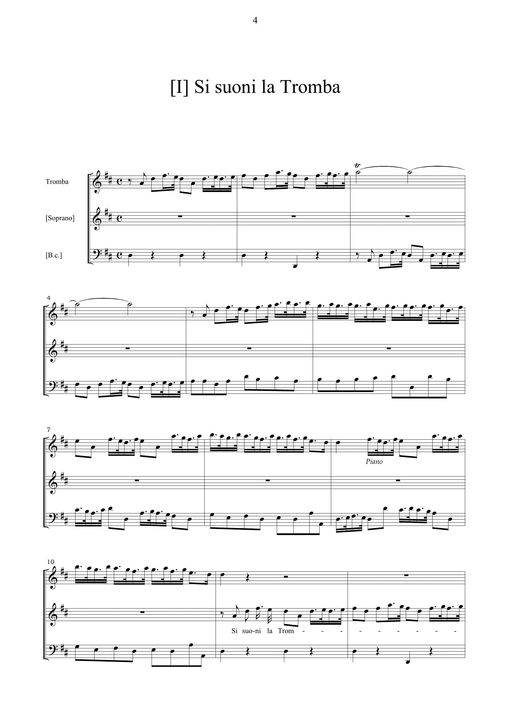A. Scarlatti: 7 Arie (ms, GB-Lbl)