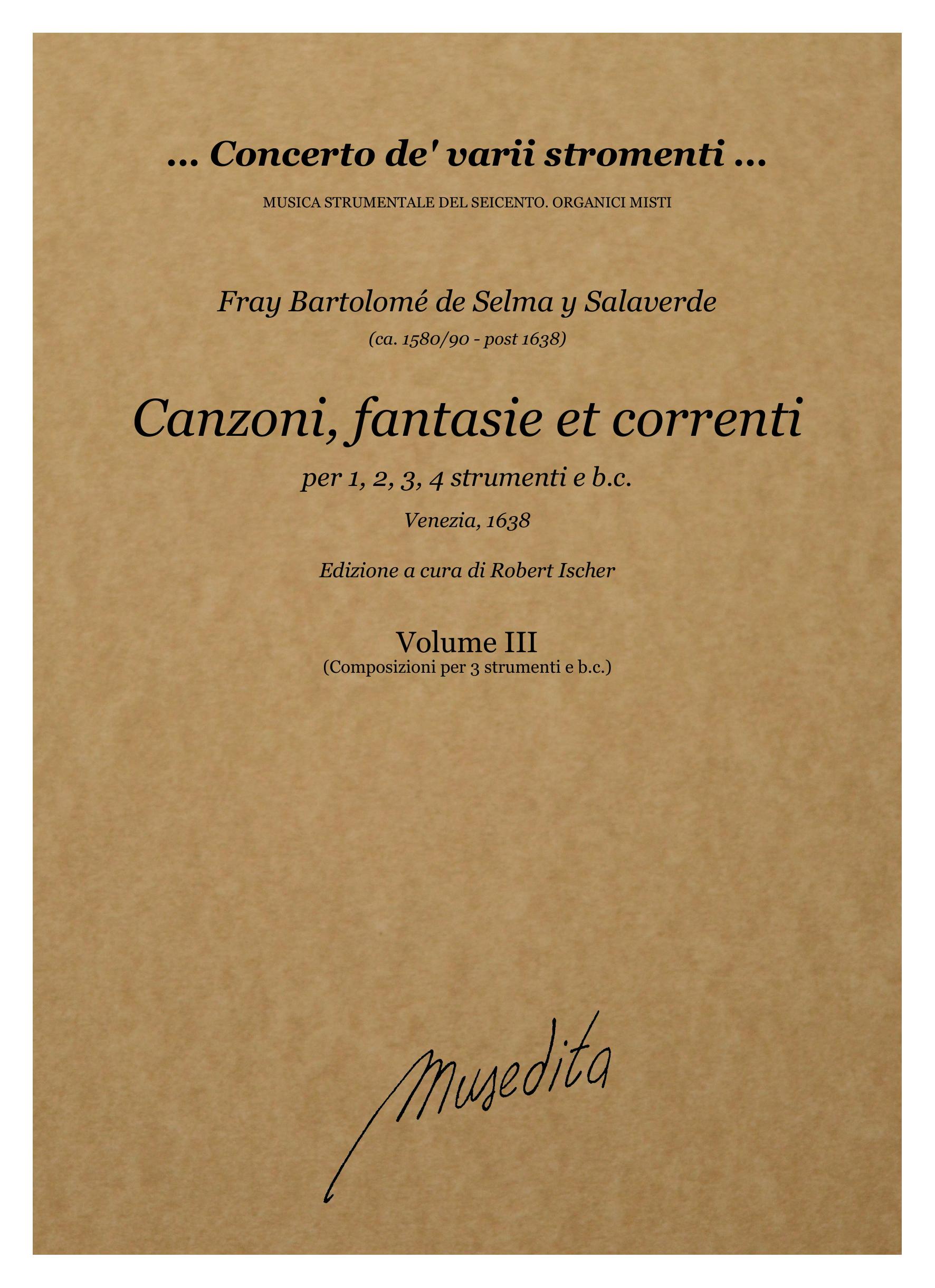 F.B. de Selma y Salaverde: Canzoni, fantasie et correnti (Venezia, 1638)