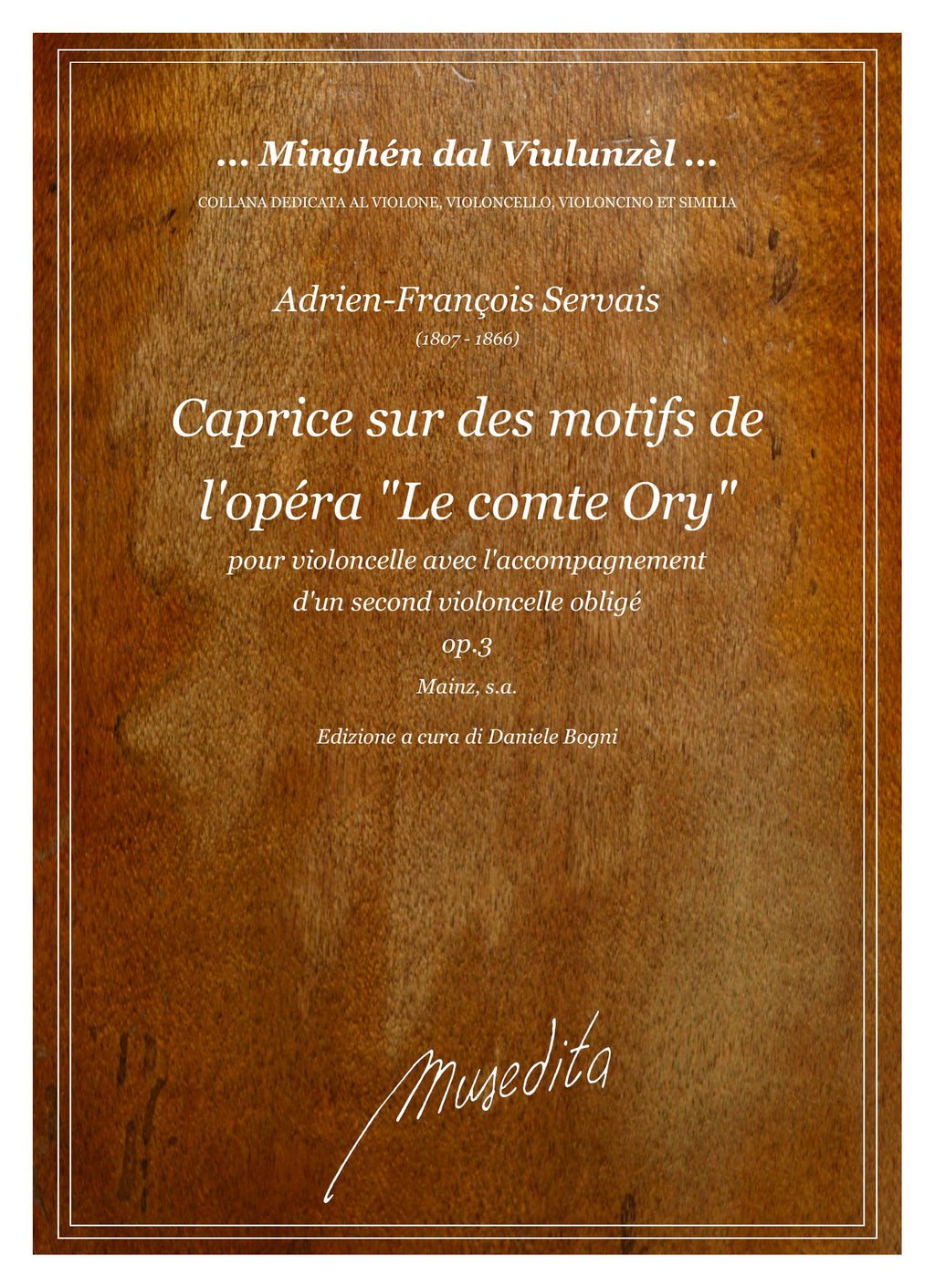 A.F. Servais: Caprice sur des motifs de l'opéra "Le comte Ory" op.3 (Mains, s.a.)