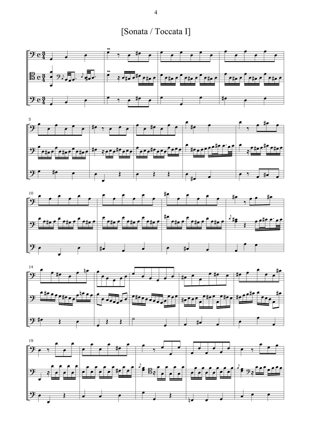 F.P. Supriano (Scipriani): 11 Toccate, Sonata e Studio (Ms, I-Nc)