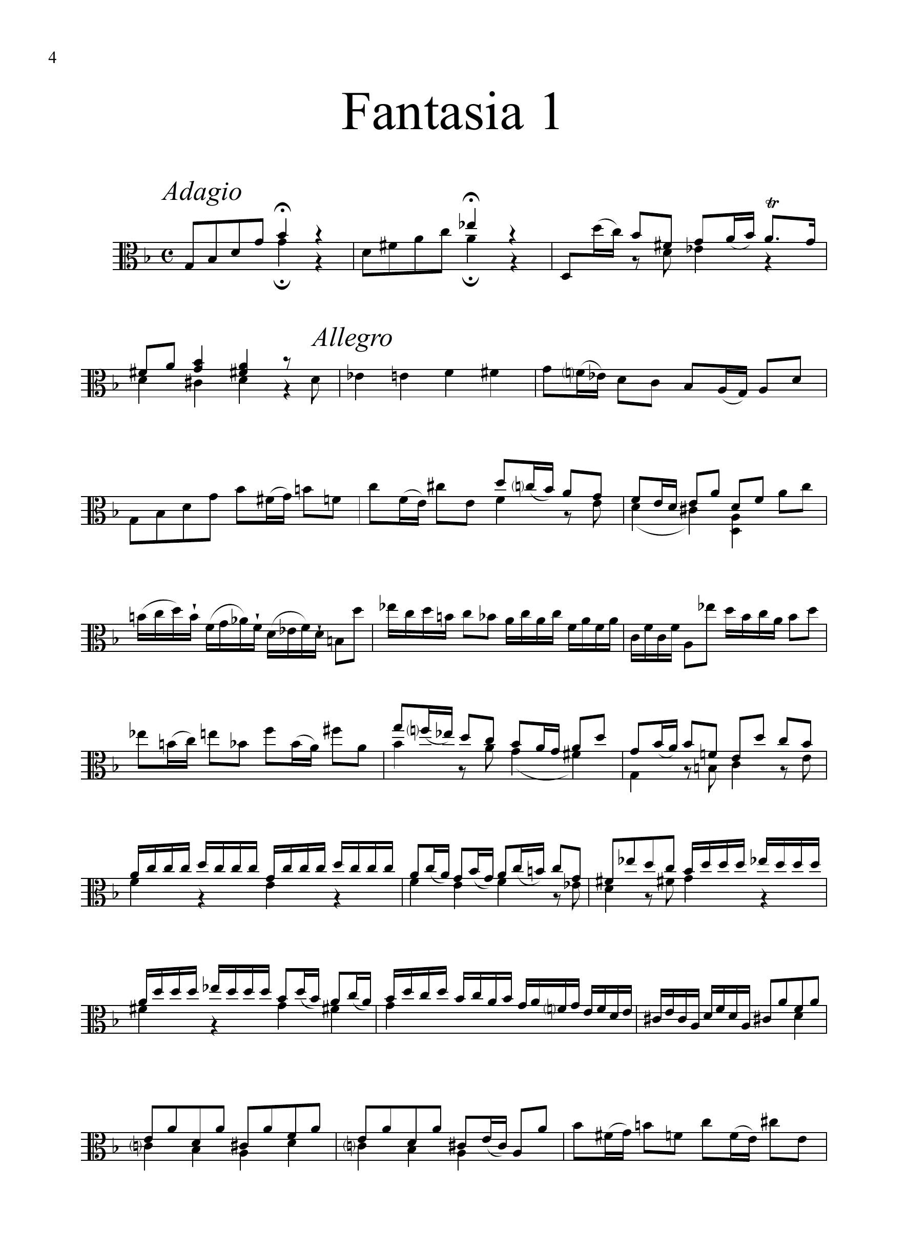G.Ph. Telemann: 12 Fantasie per viola da braccio