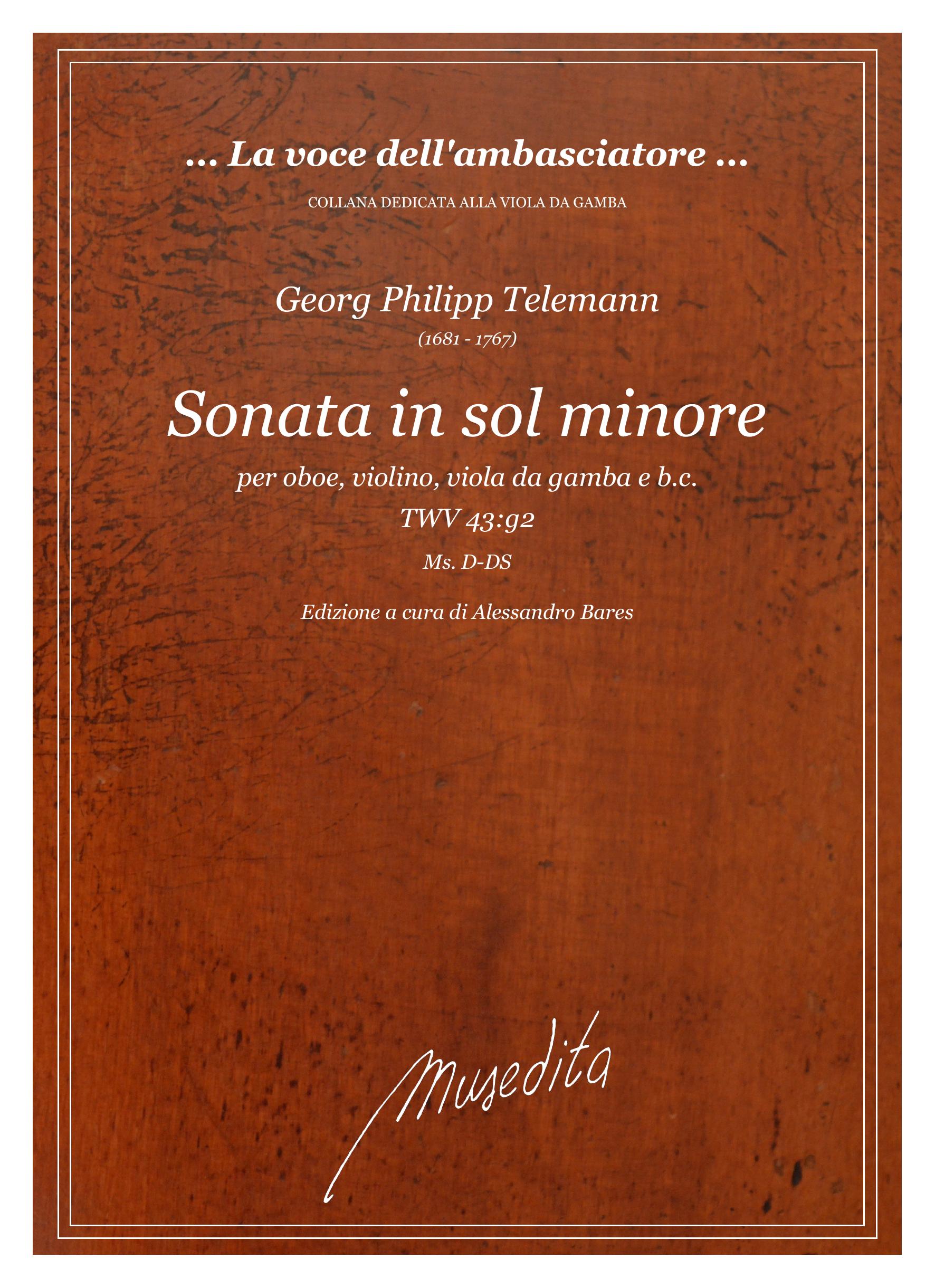 G.Ph. Telemann: Sonata in sol minore TWV 43:g2