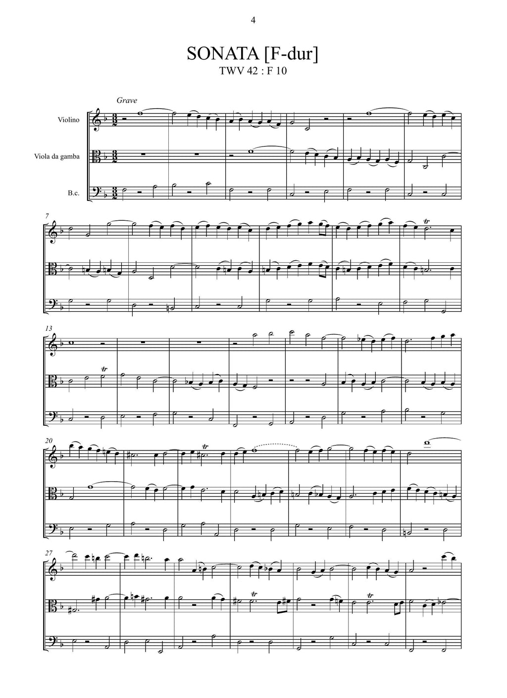 G.Ph. Telemann: 9 Sonate (Ms vari)