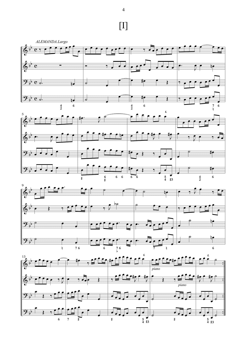 G. Torelli: Concerto da camera op.2 (Bologna, 1686)
