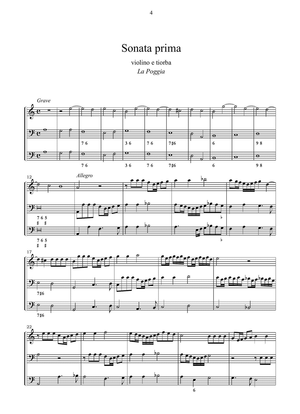 M. Uccellini: Sonate, arie et correnti op.3 (Venezia, 1642)