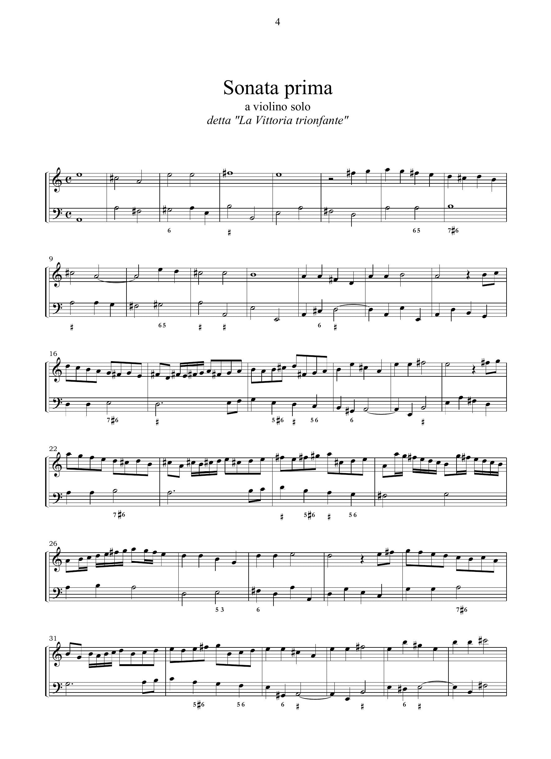 M. Uccellini: Sonate, correnti et arie op.4 (Venezia, 1645)