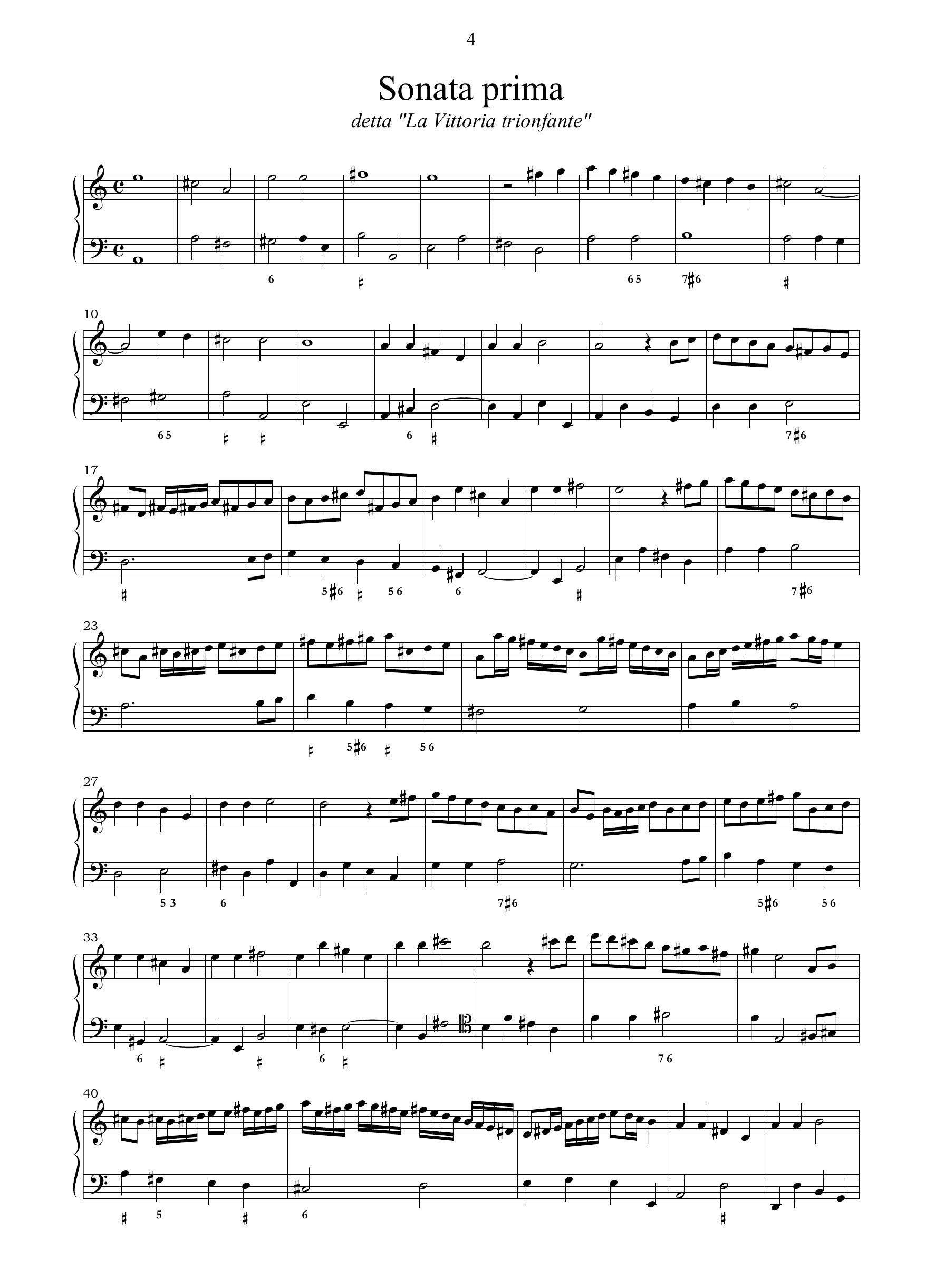 M. Uccellini: 6 Sonate per violino e b.c. (Venezia, 1645)