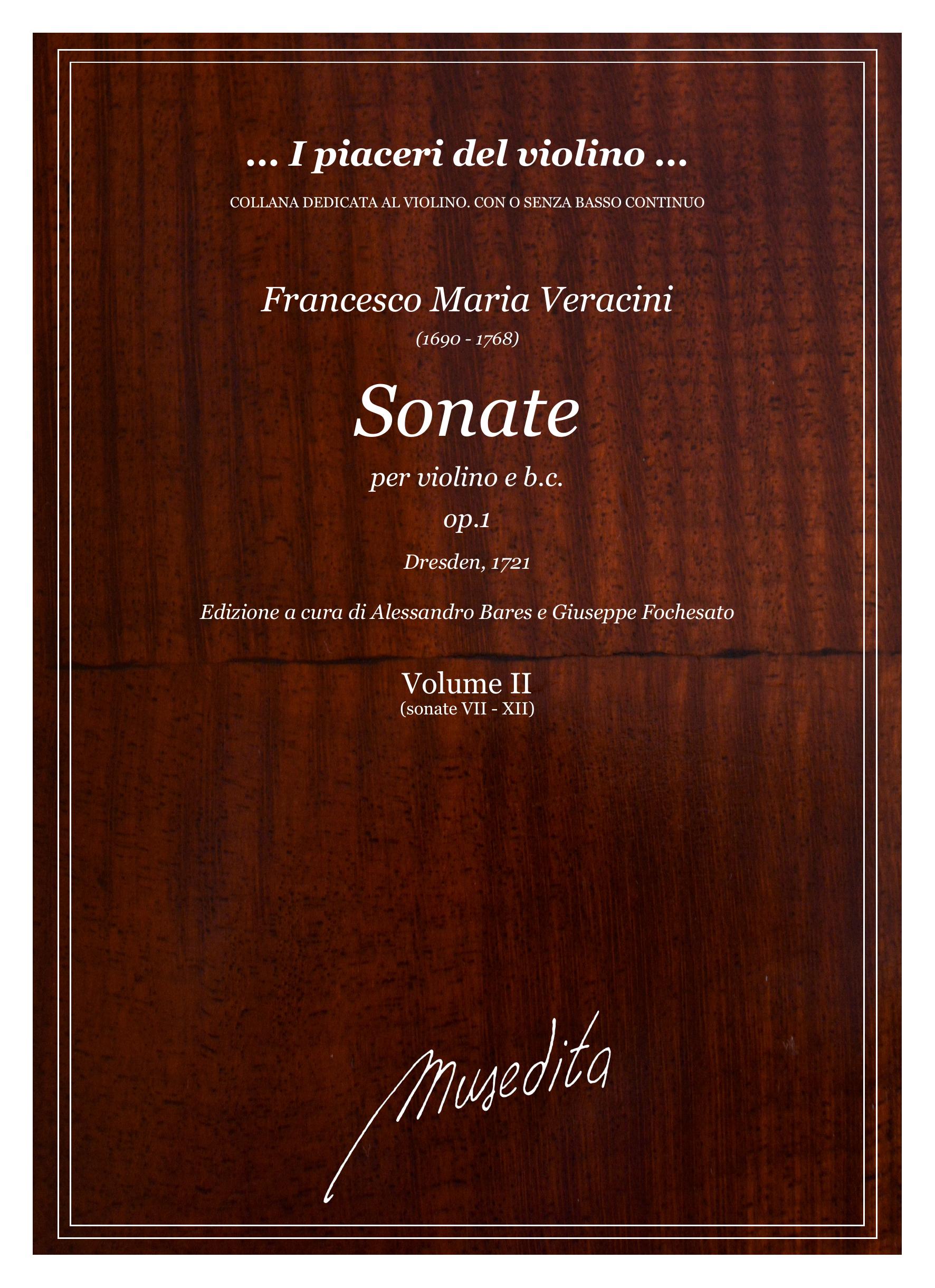F.M. Veracini: Sonate op.1 (Dresden, 1721)