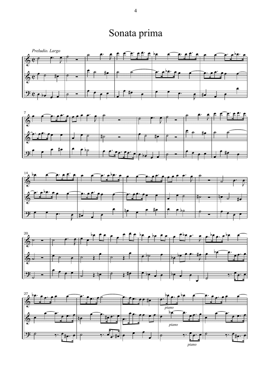T.A. Vitali: Sonate da camera op.3 (Modena, 1695)