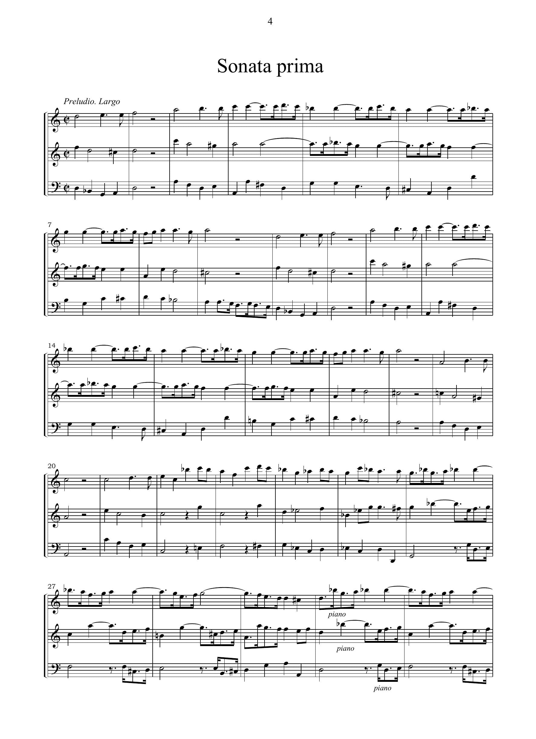 T.A. Vitali: Sonate da camera op.3 (Modena, 1695)