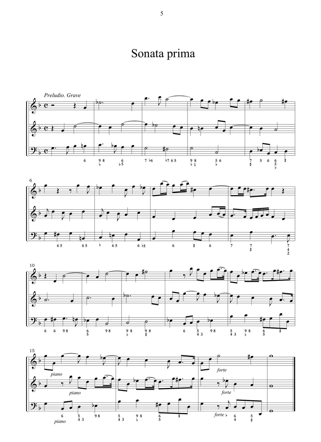 A. Vivaldi: Sonate da camera op.1 (Paris, s.a.)